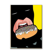 Load image into Gallery viewer, Marvel Funny Superheroes Private Life Canvas Painting Cartoon Spiderman Prints and Posters Wall Art for Kids Room Decor Cuadros