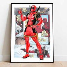 Load image into Gallery viewer, Avengers Comic Posters Marvel Superhero Canvas Painting Iron Man Captain America Print Wall Art Picture Boy Room Home Decoration