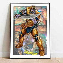 Load image into Gallery viewer, Avengers Comic Posters Marvel Superhero Canvas Painting Iron Man Captain America Print Wall Art Picture Boy Room Home Decoration