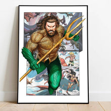 Load image into Gallery viewer, Avengers Comic Posters Marvel Superhero Canvas Painting Iron Man Captain America Print Wall Art Picture Boy Room Home Decoration