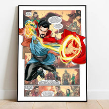 Load image into Gallery viewer, Avengers Comic Posters Marvel Superhero Canvas Painting Iron Man Captain America Print Wall Art Picture Boy Room Home Decoration
