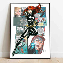 Load image into Gallery viewer, Avengers Comic Posters Marvel Superhero Canvas Painting Iron Man Captain America Print Wall Art Picture Boy Room Home Decoration