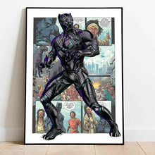 Load image into Gallery viewer, Avengers Comic Posters Marvel Superhero Canvas Painting Iron Man Captain America Print Wall Art Picture Boy Room Home Decoration