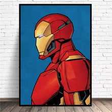 Load image into Gallery viewer, Marvel Superheroes Poster Print Avengers Comics Canvas Painting Picture Art Wall Modern Kid's Bedroom Living Room Decor Mural