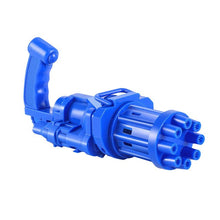 Load image into Gallery viewer, Electric Bubble Machine Black Gold Gold Gatling Bubble Gun Children Automatic Bubble Blowing Toy Gun Fan Combo Function Juguetes