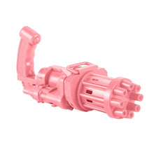 Load image into Gallery viewer, Electric Bubble Machine Black Gold Gold Gatling Bubble Gun Children Automatic Bubble Blowing Toy Gun Fan Combo Function Juguetes
