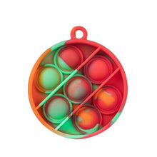 Load image into Gallery viewer, Mini Push Pops Bubble Sensory Toy Keychain Autism Squishy Stress Reliever Toys for Adult Kids Relief Funny Pop-it Fidget Toys