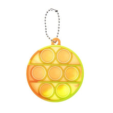 Load image into Gallery viewer, Mini Push Pops Bubble Sensory Toy Keychain Autism Squishy Stress Reliever Toys for Adult Kids Relief Funny Pop-it Fidget Toys