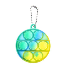 Load image into Gallery viewer, Mini Push Pops Bubble Sensory Toy Keychain Autism Squishy Stress Reliever Toys for Adult Kids Relief Funny Pop-it Fidget Toys
