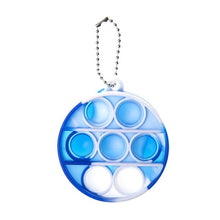 Load image into Gallery viewer, Mini Push Pops Bubble Sensory Toy Keychain Autism Squishy Stress Reliever Toys for Adult Kids Relief Funny Pop-it Fidget Toys
