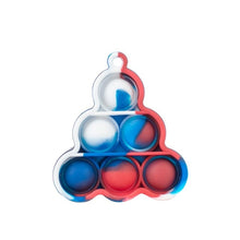 Load image into Gallery viewer, Mini Push Pops Bubble Sensory Toy Keychain Autism Squishy Stress Reliever Toys for Adult Kids Relief Funny Pop-it Fidget Toys