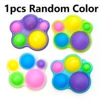 Load image into Gallery viewer, Mini Push Pops Bubble Sensory Toy Keychain Autism Squishy Adult Stress Reliever Toy for Children Relief Funny Pop-it Fidget Toys