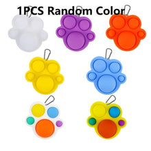 Load image into Gallery viewer, Mini Push Pops Bubble Sensory Toy Keychain Autism Squishy Adult Stress Reliever Toy for Children Relief Funny Pop-it Fidget Toys