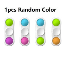 Load image into Gallery viewer, Mini Push Pops Bubble Sensory Toy Keychain Autism Squishy Adult Stress Reliever Toy for Children Relief Funny Pop-it Fidget Toys