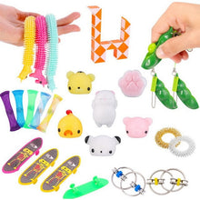 Load image into Gallery viewer, 20 in 1 Fidget Toys Anti Stress Relief Set Stretchy Strings Pop It Popit Gift Pack Adult Children Sensory Antistress Relive Toy