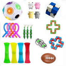 Load image into Gallery viewer, 20 in 1 Fidget Toys Anti Stress Relief Set Stretchy Strings Pop It Popit Gift Pack Adult Children Sensory Antistress Relive Toy