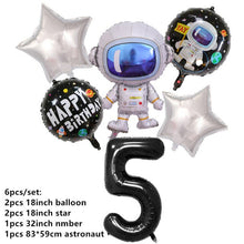 Load image into Gallery viewer, New Space Planet party Plate Napkins cups Tableware stars party for Astronaut Happy Birthday Party Supplies Universe Decorations