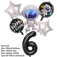 Load image into Gallery viewer, New Space Planet party Plate Napkins cups Tableware stars party for Astronaut Happy Birthday Party Supplies Universe Decorations