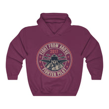 Load image into Gallery viewer, Fight From Above Fighter Pilot Unisex Heavy Blend™ Hooded Sweatshirt
