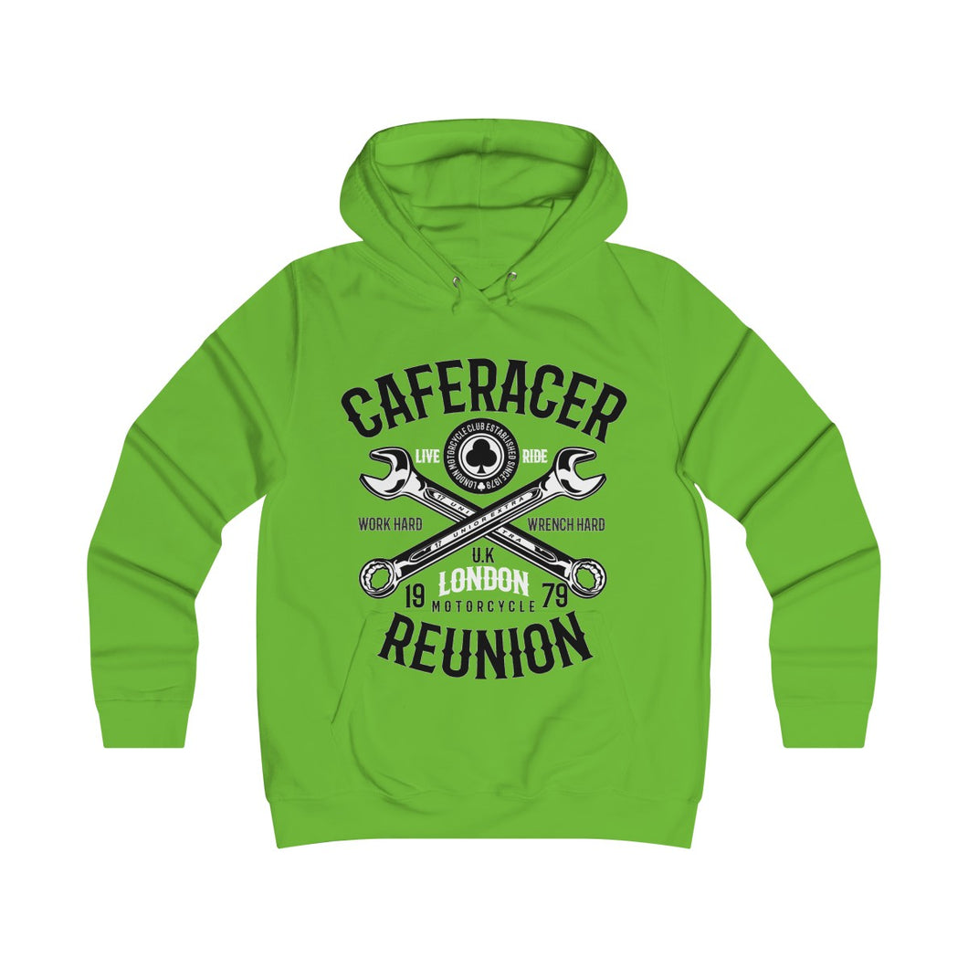 Cafe Racer Reunion Girlie College Hoodie