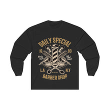 Load image into Gallery viewer, Daily Special Barber Shop Unisex Long Sleeve Tee
