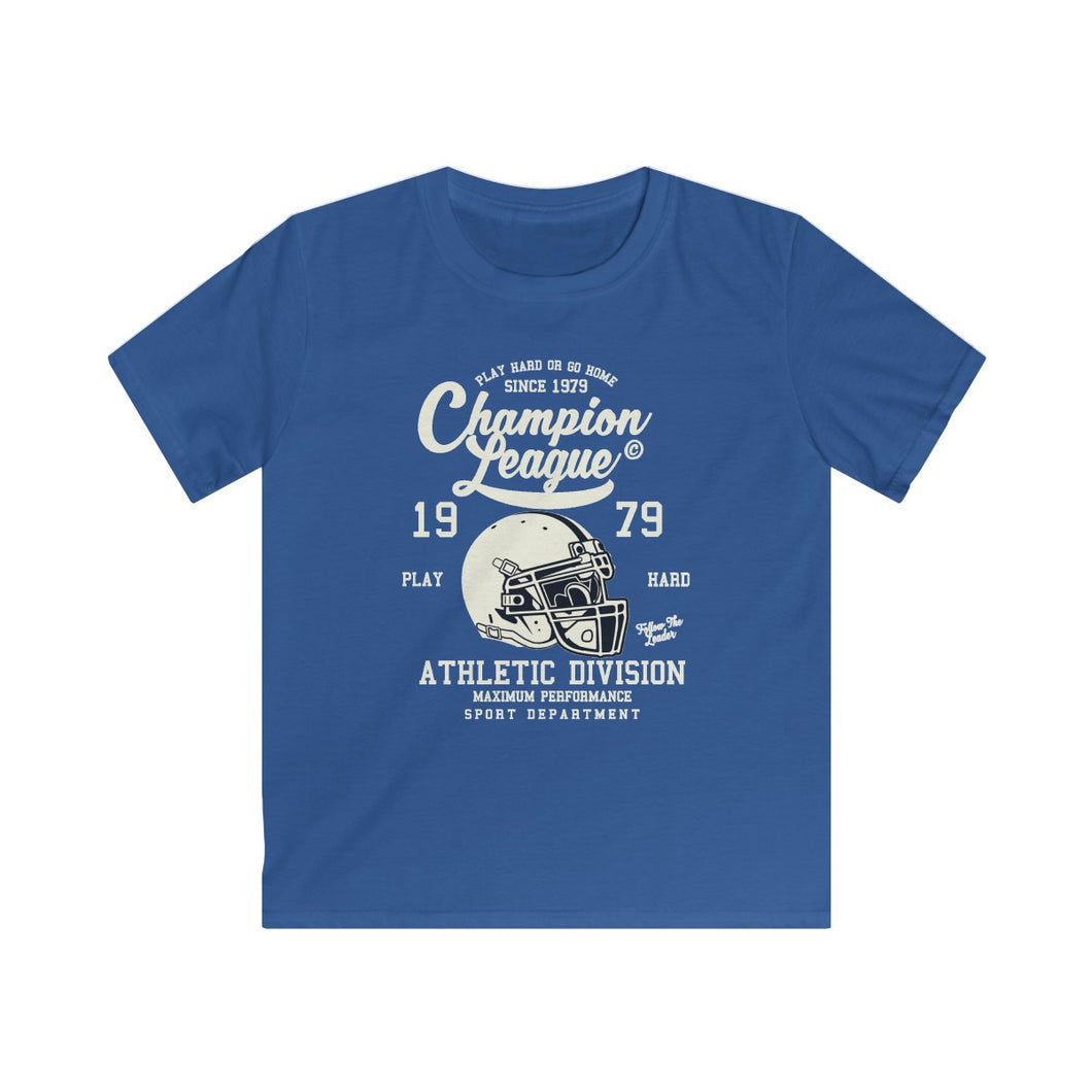 Champion League 1979 Athletic Division Kids Softstyle Tee