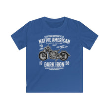 Load image into Gallery viewer, Native American 1958 Dark Iron Kids Softstyle Tee
