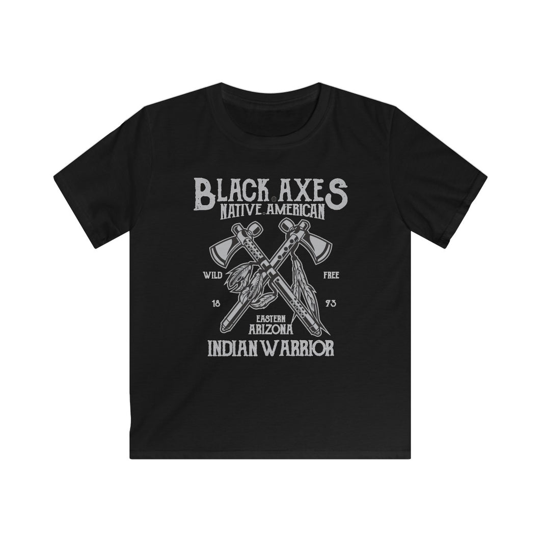 Black Axes  Kids Softstyle Tee