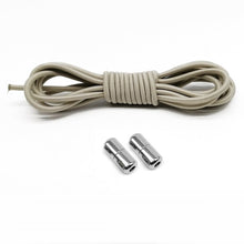 Load image into Gallery viewer, 1Pair Elastic No Tie Shoelaces Locking Round Shoe Laces Kids Adult Quick Shoe Laces Metal Capsule Shoe Laces Strings
