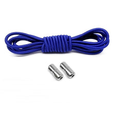 Load image into Gallery viewer, 1Pair Elastic No Tie Shoelaces Locking Round Shoe Laces Kids Adult Quick Shoe Laces Metal Capsule Shoe Laces Strings
