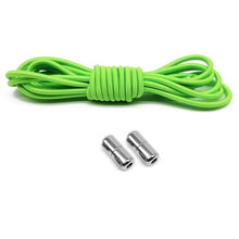 Load image into Gallery viewer, 1Pair Elastic No Tie Shoelaces Locking Round Shoe Laces Kids Adult Quick Shoe Laces Metal Capsule Shoe Laces Strings

