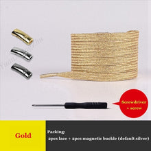 Load image into Gallery viewer, New Magnetic Shoelaces Elastic No Tie Shoe laces Flat Locking Shoelace Kids Adult Sneakers Lazy Laces One Size Fits All Shoes
