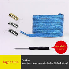 Load image into Gallery viewer, New Magnetic Shoelaces Elastic No Tie Shoe laces Flat Locking Shoelace Kids Adult Sneakers Lazy Laces One Size Fits All Shoes
