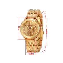 Load image into Gallery viewer, Couple Watches for Lovers Luxury Wood Watch Mens Fashion Wooden Women Dress Clocks Gifts for Valentine&#39;s Day Relogio de casal
