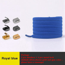 Load image into Gallery viewer, 1 Pair No Tie Shoe laces Elastic Shoelaces Outdoor Leisure Sneakers Quick Safety Flat Shoelace Kids And Adult Unisex Lazy laces
