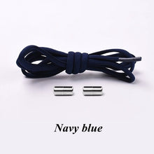 Load image into Gallery viewer, 1Pair No tie Shoelaces Round Elastic Shoe Laces For Kids and Adult Sneakers Shoelace Quick Lazy Laces 21 Color Shoestrings
