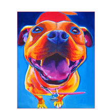 Load image into Gallery viewer, SDOYUNO 40x50cm Pop Style Frameless DIY Painting By Numbers Colorful Dog Pictures By Numbers On Canvas Animals Home Decoration
