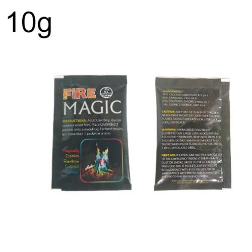 Fire Powder Magic Trick Coloured Rainbow Flames Bonfire Fireplace Pit Patio Toy magic fire colorful flames powder bonfire