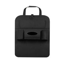 Load image into Gallery viewer, car organizer seat cover back seat fold Dining rack car seat storage bag Multifunction vehicle storage box car seat cushion

