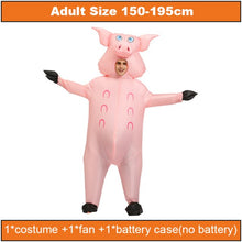 Load image into Gallery viewer, Inflatable Costumes Dinosaur Flamingo Horse Cosplay Halloween Costume Duck Cock Festival Mascot Party Role Play Disfraz Adult
