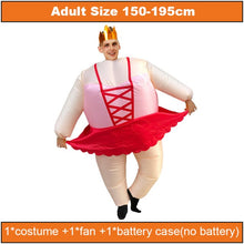 Load image into Gallery viewer, Inflatable Costumes Dinosaur Flamingo Horse Cosplay Halloween Costume Duck Cock Festival Mascot Party Role Play Disfraz Adult
