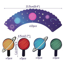 Load image into Gallery viewer, Outer Space Galaxy Party Decor Disposable Tableware Set Solar Planet Party Paper Cup/Napkin/Plates Kids Happy Birthday Gifts
