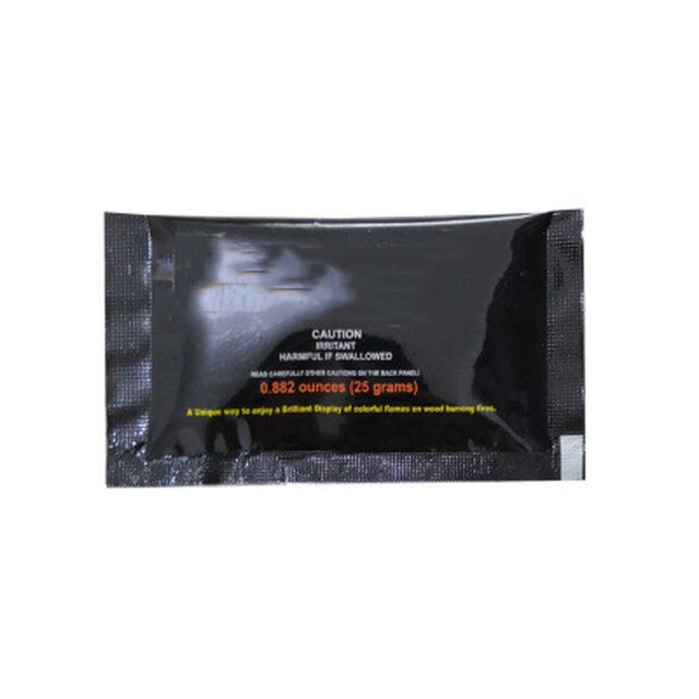 25g Magic Fire Colorful Flames Powder Bonfire Sachets Pyrotechnics Magic Trick Outdoor Camping Hiking Survival Tools