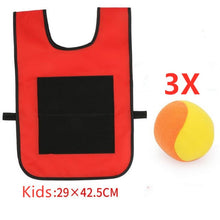 Load image into Gallery viewer, Kids Outdoor Sport Game Props Vest Sticky Jersey Vest Game Vest Waistcoat With Sticky Ball Throwing Toys For Children Sports Toy
