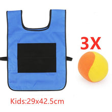 Load image into Gallery viewer, Kids Outdoor Sport Game Props Vest Sticky Jersey Vest Game Vest Waistcoat With Sticky Ball Throwing Toys For Children Sports Toy
