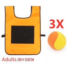 Load image into Gallery viewer, Kids Outdoor Sport Game Props Vest Sticky Jersey Vest Game Vest Waistcoat With Sticky Ball Throwing Toys For Children Sports Toy
