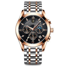 Load image into Gallery viewer, POEDAGAR Men Watches 2021 New Fashion Leather Waterproof Luminous Top Brand Luxury Mens Quartz Wristwatch Relogio Masculino
