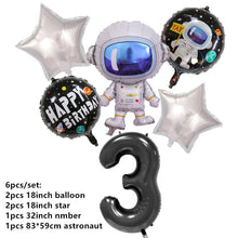 Load image into Gallery viewer, New Space Planet party Plate Napkins cups Tableware stars party for Astronaut Happy Birthday Party Supplies Universe Decorations
