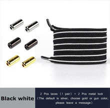 Load image into Gallery viewer, New No Tie Shoe laces Elastic Shoelaces Metal Lock Creative Kids Adult Sneakers Flat Shoelace Fast Safety Lazy Laces Unisex
