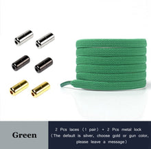 Load image into Gallery viewer, New No Tie Shoe laces Elastic Shoelaces Metal Lock Creative Kids Adult Sneakers Flat Shoelace Fast Safety Lazy Laces Unisex
